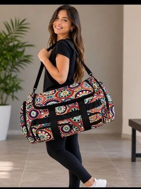 Beautiful travel/ Duffel Bag
